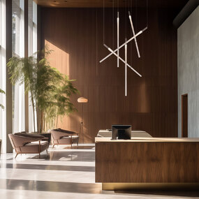 Flare Straight Multi Light Pendant