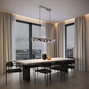 Fragment Linear Pendant by Bomma