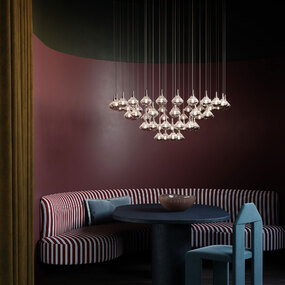 Stellar Dust Round Multi Light Pendant