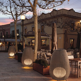 Amphora Outdoor Plug-in Floor Lamp by Bover