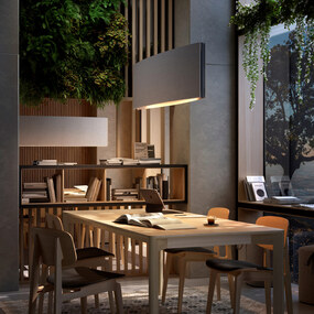 Noren Linear Pendant by Bover