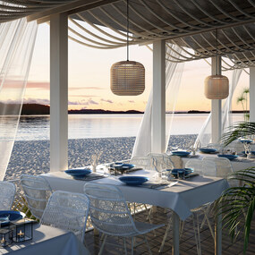 Nans Outdoor Pendant by Bover