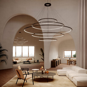 Circular 5 Ring Pendant by LedsC4
