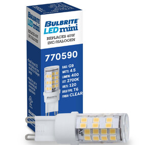 JCD G9 Base 4.5W 120V 2700K 80CRI 2-PACK