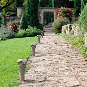 Cornet Outdoor Bollard by Bover
