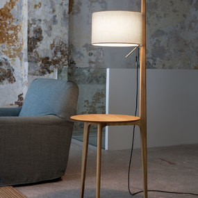 Carla Floor Lamp with Table