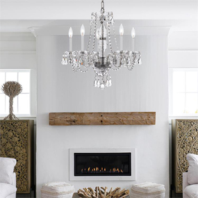 Traditional Crystal Stem Chandelier