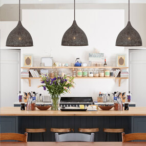 Jasmine Bell Pendant by Crystorama