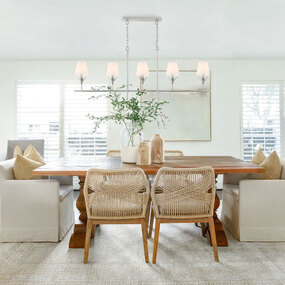 Broche Linear Chandelier by Crystorama