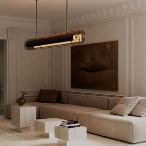 Contour Linear Pendant by CTO Lighting