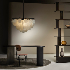 Nimbus Round Pendant by CTO Lighting