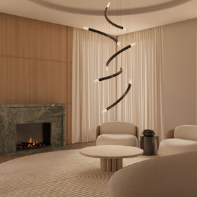 Trace Free Fall Pendant - Lightology Exclusive by CTO Lighting