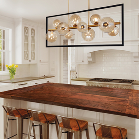 Glasgow Circumscribed 13 Light Linear Pendant