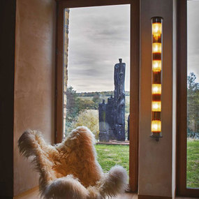 In The Tube Silver Wall Sconce by DCWEditions