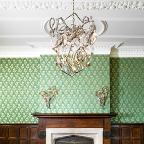 Delphinium Conical Chandelier