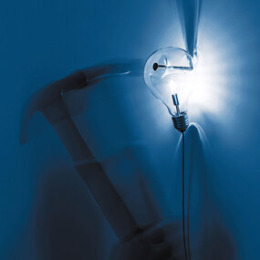 Edisons Nightmare Plug-In Wall Light - Overstock