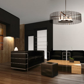 Downtown Mesh Frosted Shade Pendant by Hammerton Studio