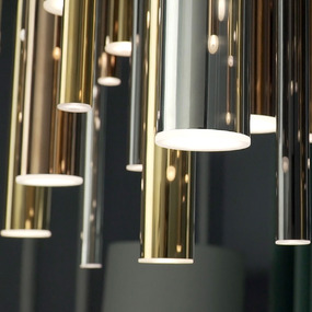 Flute Multicolor Linear Pendant