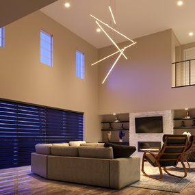 Pix Sticks Cirrus D1 Lens Suspension with Power by PureEdge Lighting