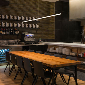 Cirrus T1 Linear Suspension w/Power/Center Feed by PureEdge Lighting