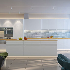 TruTrack 1-Circuit 24VDC Recessed Track  by PureEdge Lighting