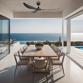 Mission Bay Outdoor Ceiling Fan by Eglo