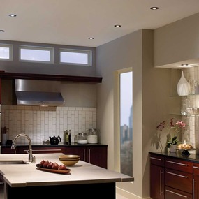 Element 3IN Round Flanged Flat Trim by Visual Comfort Architectural