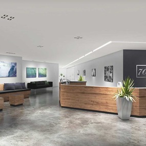 Element 3IN Square Flangeless Bevel Trim by Visual Comfort Architectural