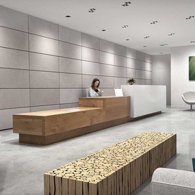 Element 3IN Square Flangeless Wall Wash Trim by Visual Comfort Architectural