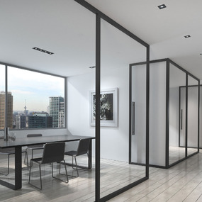 1X1 Round on Square Trimmed Flangeless Trim by Visual Comfort Architectural