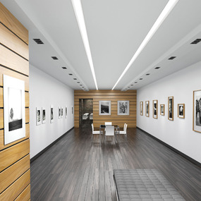 1X3 Round on Square Trimmed Flangeless Trim by Visual Comfort Architectural