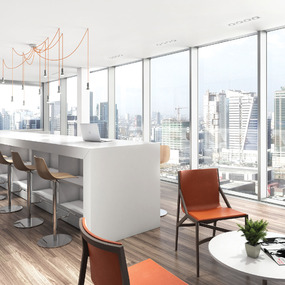 1X4 Round on Square Trimmed Flanged Trim by Visual Comfort Architectural