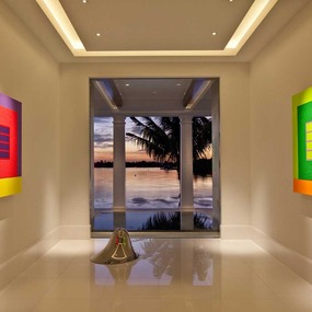 Element 3IN Round Flangeless Flat Trim by Visual Comfort Architectural