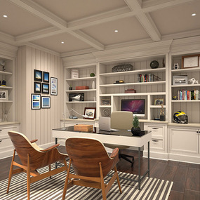 Element 3IN Round Flangeless Flat Trim by Visual Comfort Architectural