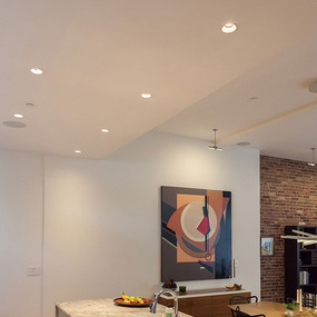 Element 4 Inch Round Flangeless Bevel Trim by Visual Comfort Architectural