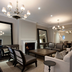 Element 4 Inch Round Flangeless Bevel Trim by Visual Comfort Architectural