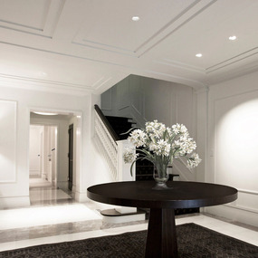 Element 4 Inch Round Flangeless Bevel Trim by Visual Comfort Architectural