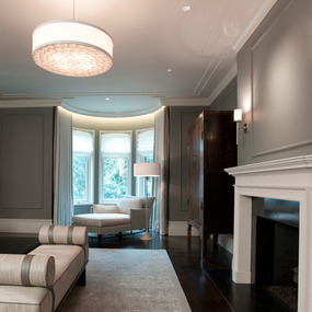 Element 4 Inch Round Flangeless Bevel Trim by Visual Comfort Architectural