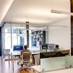 Element 4IN SQ Flanged Flat Trim by Visual Comfort Architectural