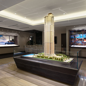 Element 4IN SQ Flangeless Bevel Trim by Visual Comfort Architectural