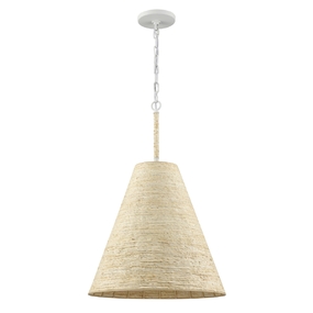 Abaca Cone Pendant