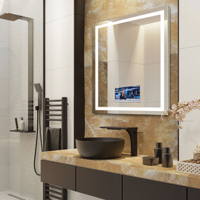 Integrity Lighted Mirror with TV