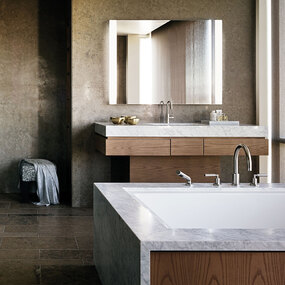 Novo Lighted Mirror by Electric Mirror