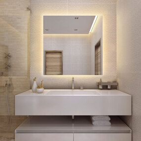Serenity Lighted Mirror