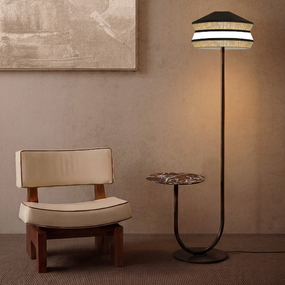 Calypso Antigua Sahara Floor Lamp by Contardi