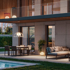 Bols Outdoor Pendant by Estiluz