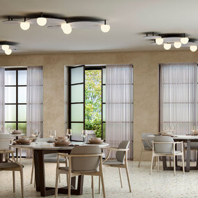 Circ Acoustic Ceiling Light by Estiluz