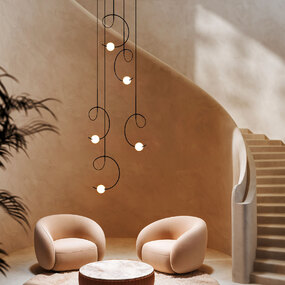 Loop Multi Light Pendant by Estiluz
