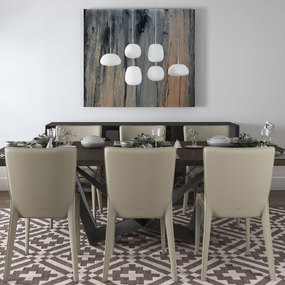 Puffs Rectangular Pendant by Et2