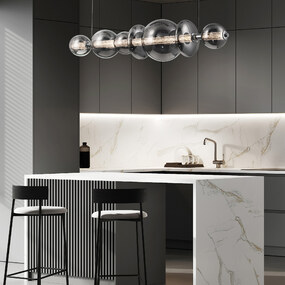 Atomo Linear Chandelier by Eurofase